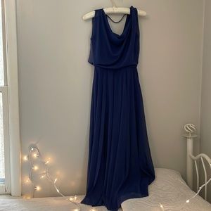 Balera Performance Double Cowl Mesh Maxi Dress